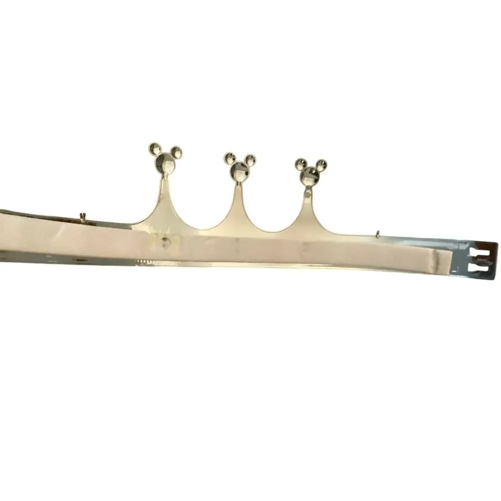 Disney On Ice Mickey Mouse Jeweled Gold Crown with Ears
